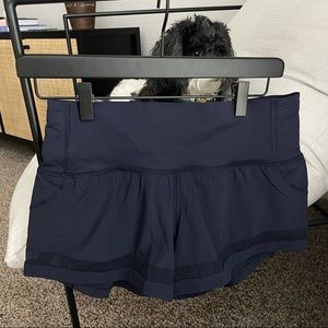 Lululemon Pace Perfect Short (3") in Midnight Navy